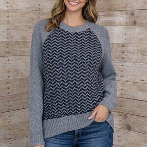 MADEWELL MERINO WOOL CASUAL EVERYDAY SUSTAINABLE CLASSIC KNIT SWEATER SZ. MEDIUM